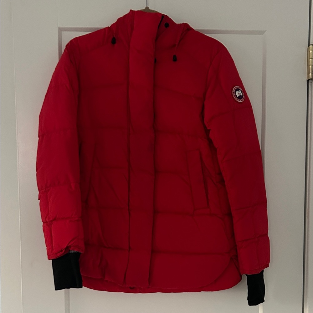 Canada Goose Red Puffer Jacket